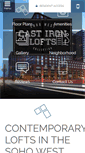 Mobile Screenshot of castironlofts.com